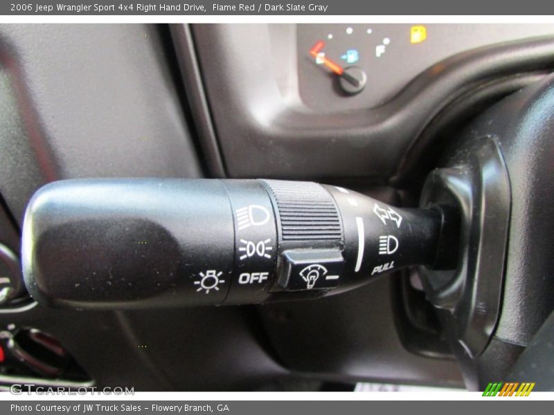 Flame Red / Dark Slate Gray 2006 Jeep Wrangler Sport 4x4 Right Hand Drive