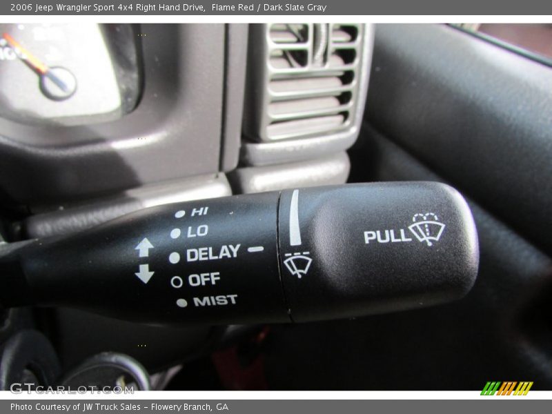 Flame Red / Dark Slate Gray 2006 Jeep Wrangler Sport 4x4 Right Hand Drive