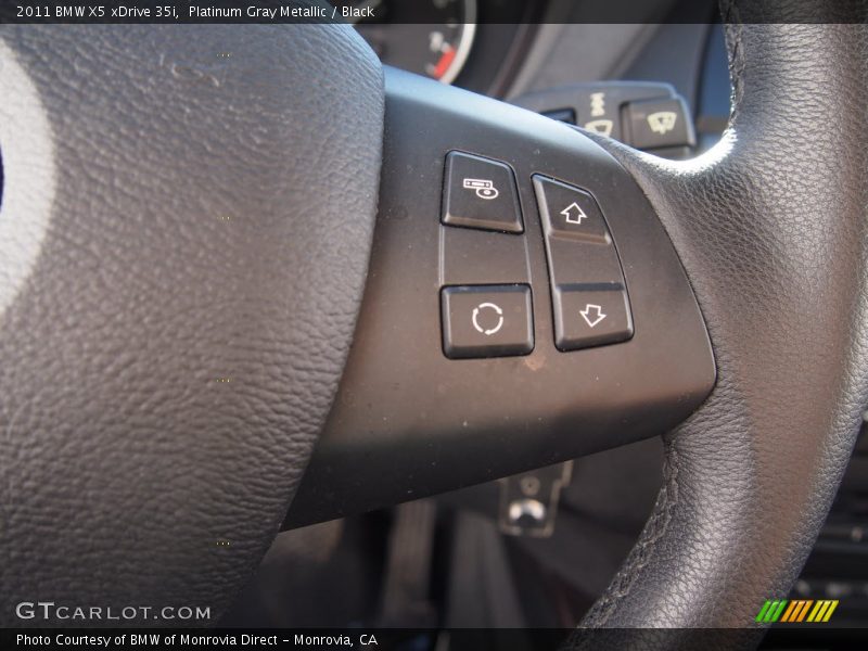 Platinum Gray Metallic / Black 2011 BMW X5 xDrive 35i