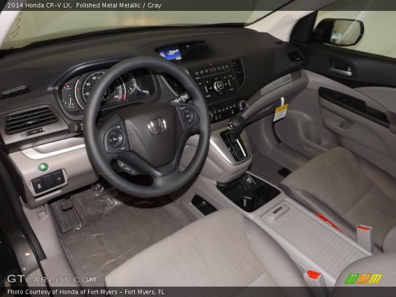 Polished Metal Metallic / Gray 2014 Honda CR-V LX