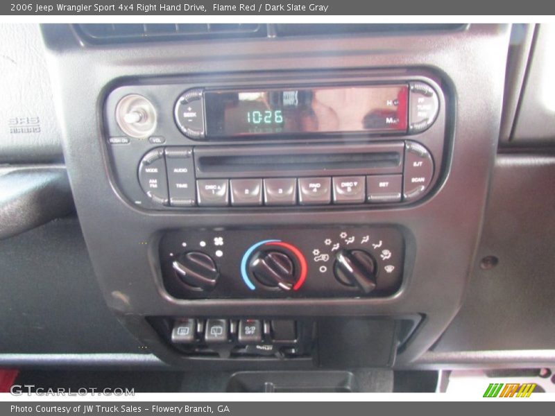 Flame Red / Dark Slate Gray 2006 Jeep Wrangler Sport 4x4 Right Hand Drive