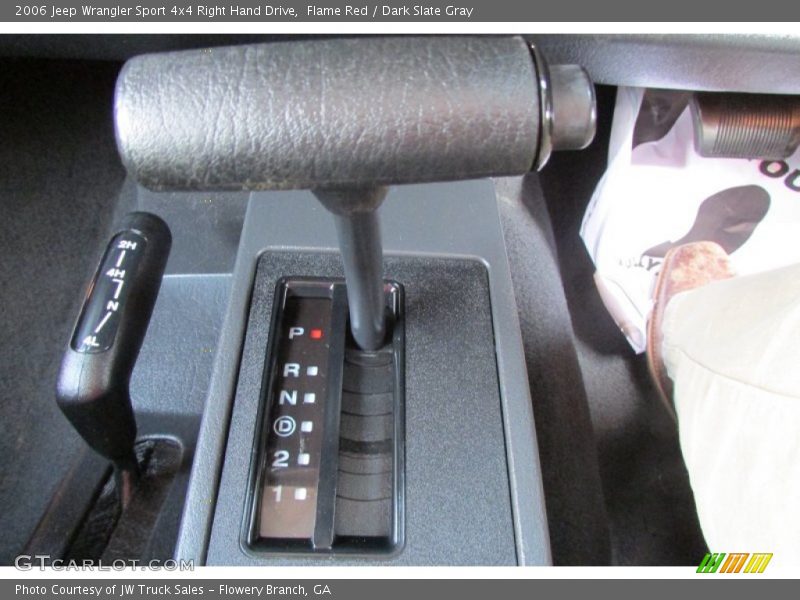 Flame Red / Dark Slate Gray 2006 Jeep Wrangler Sport 4x4 Right Hand Drive
