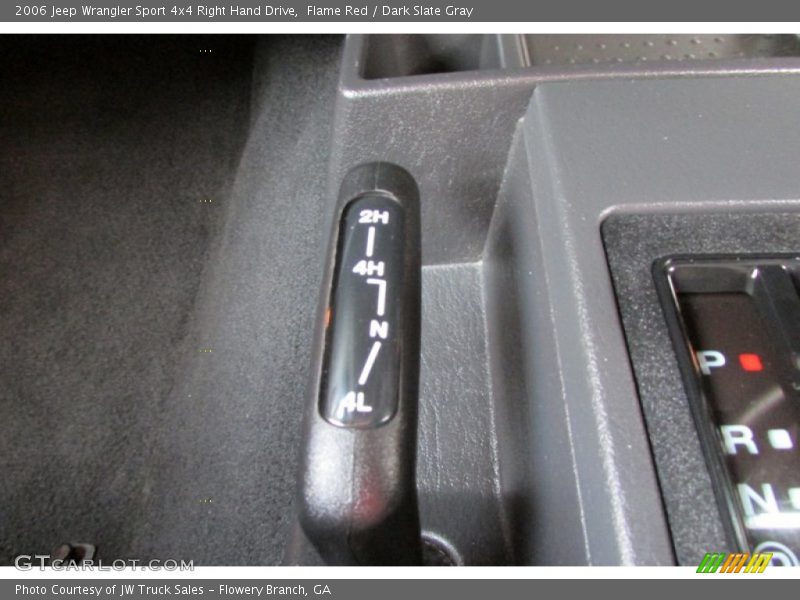 Flame Red / Dark Slate Gray 2006 Jeep Wrangler Sport 4x4 Right Hand Drive