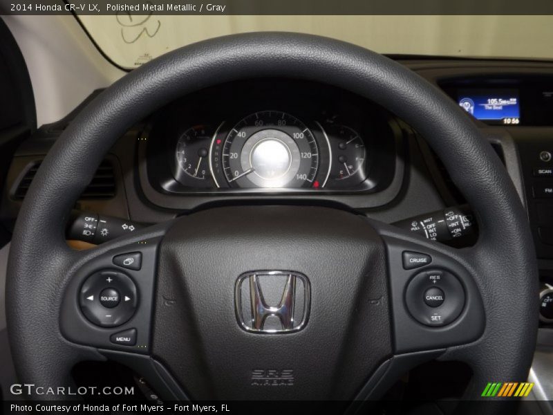 Polished Metal Metallic / Gray 2014 Honda CR-V LX