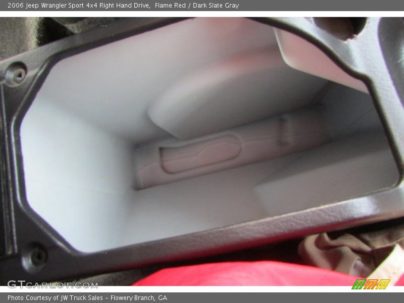 Flame Red / Dark Slate Gray 2006 Jeep Wrangler Sport 4x4 Right Hand Drive