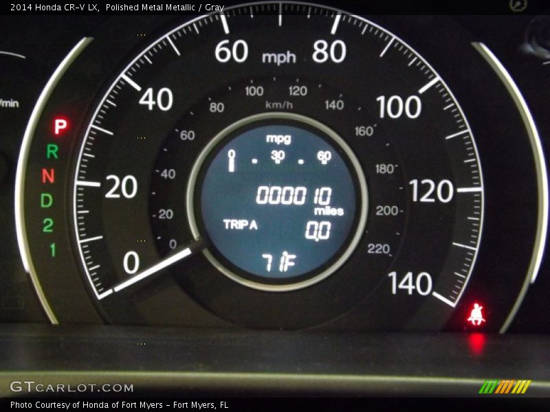 Polished Metal Metallic / Gray 2014 Honda CR-V LX