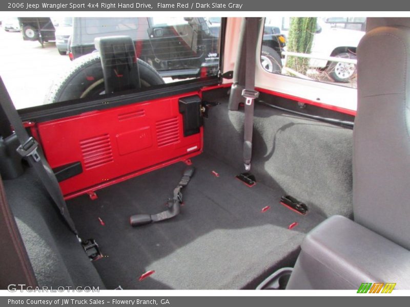 Flame Red / Dark Slate Gray 2006 Jeep Wrangler Sport 4x4 Right Hand Drive
