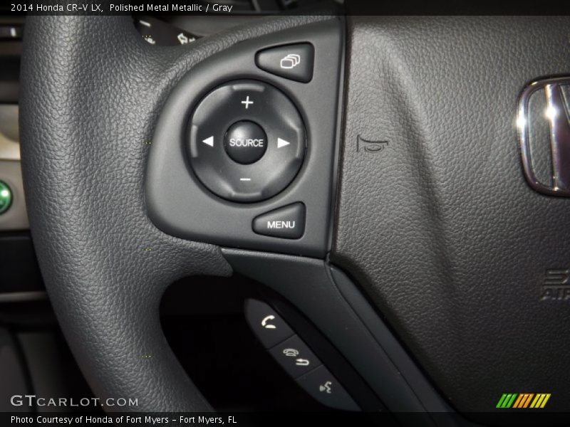 Polished Metal Metallic / Gray 2014 Honda CR-V LX