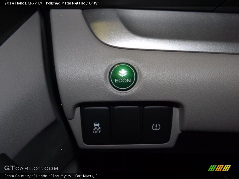 Polished Metal Metallic / Gray 2014 Honda CR-V LX
