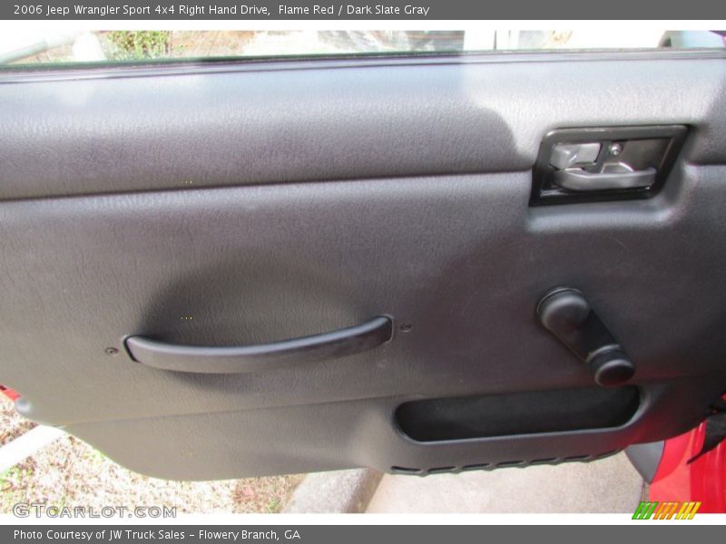Flame Red / Dark Slate Gray 2006 Jeep Wrangler Sport 4x4 Right Hand Drive