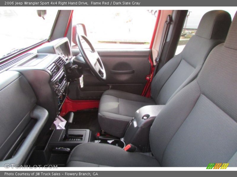 Flame Red / Dark Slate Gray 2006 Jeep Wrangler Sport 4x4 Right Hand Drive