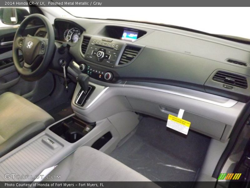Polished Metal Metallic / Gray 2014 Honda CR-V LX