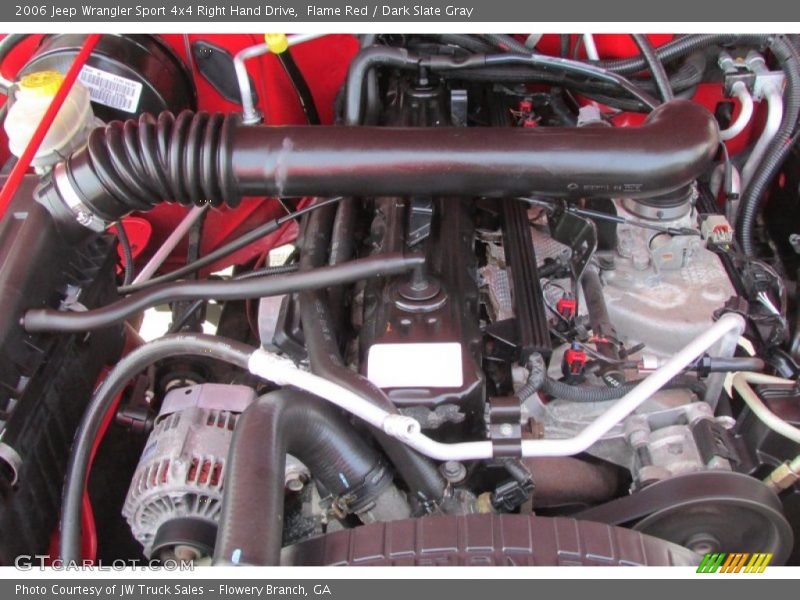 Flame Red / Dark Slate Gray 2006 Jeep Wrangler Sport 4x4 Right Hand Drive