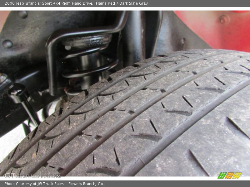 Flame Red / Dark Slate Gray 2006 Jeep Wrangler Sport 4x4 Right Hand Drive
