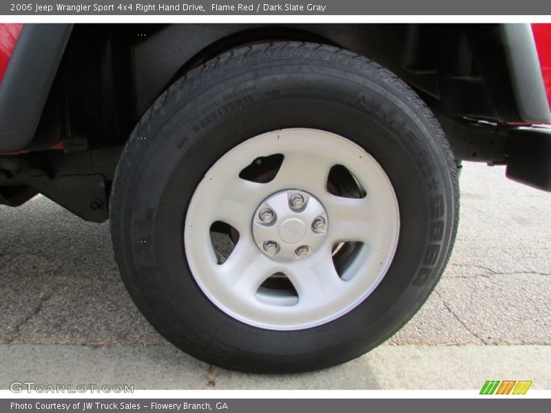 Flame Red / Dark Slate Gray 2006 Jeep Wrangler Sport 4x4 Right Hand Drive