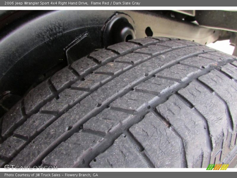 Flame Red / Dark Slate Gray 2006 Jeep Wrangler Sport 4x4 Right Hand Drive