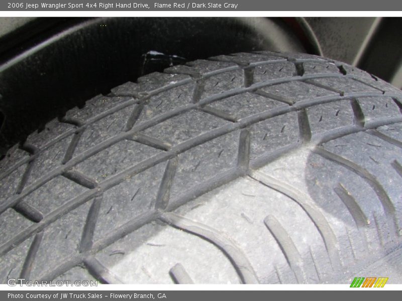 Flame Red / Dark Slate Gray 2006 Jeep Wrangler Sport 4x4 Right Hand Drive