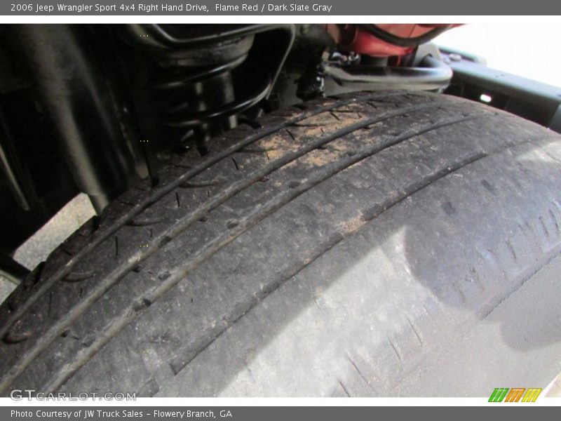 Flame Red / Dark Slate Gray 2006 Jeep Wrangler Sport 4x4 Right Hand Drive