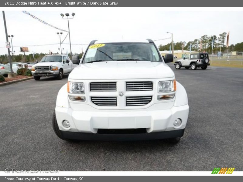 Bright White / Dark Slate Gray 2011 Dodge Nitro Heat 4.0 4x4