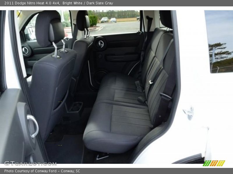 Bright White / Dark Slate Gray 2011 Dodge Nitro Heat 4.0 4x4