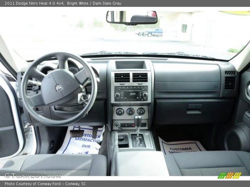 Bright White / Dark Slate Gray 2011 Dodge Nitro Heat 4.0 4x4