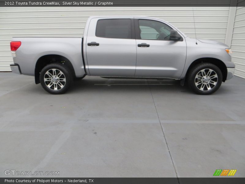Silver Sky Metallic / Graphite 2012 Toyota Tundra CrewMax