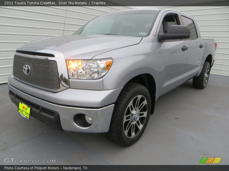 Silver Sky Metallic / Graphite 2012 Toyota Tundra CrewMax