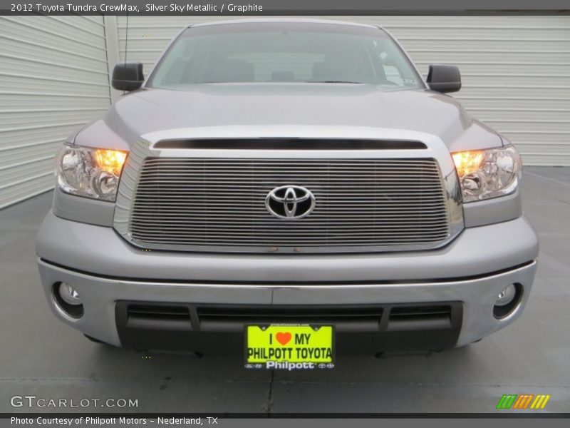 Silver Sky Metallic / Graphite 2012 Toyota Tundra CrewMax