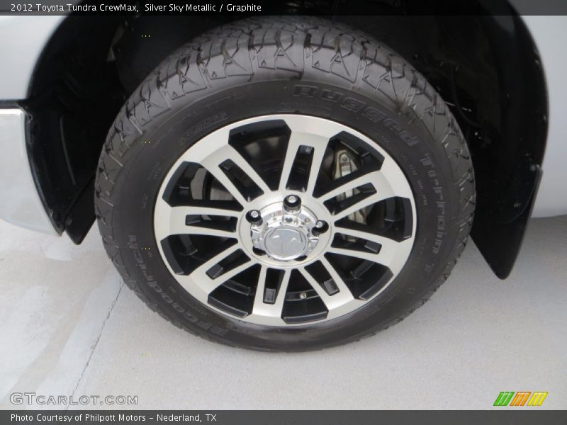 Silver Sky Metallic / Graphite 2012 Toyota Tundra CrewMax