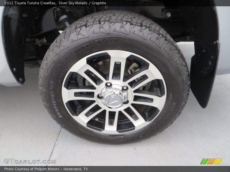 Silver Sky Metallic / Graphite 2012 Toyota Tundra CrewMax