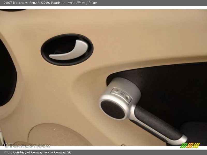 Arctic White / Beige 2007 Mercedes-Benz SLK 280 Roadster
