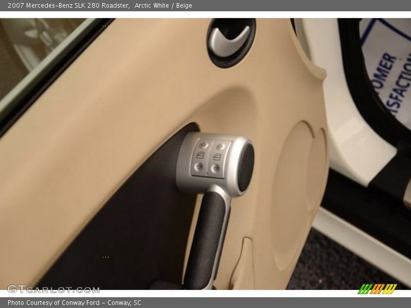 Arctic White / Beige 2007 Mercedes-Benz SLK 280 Roadster