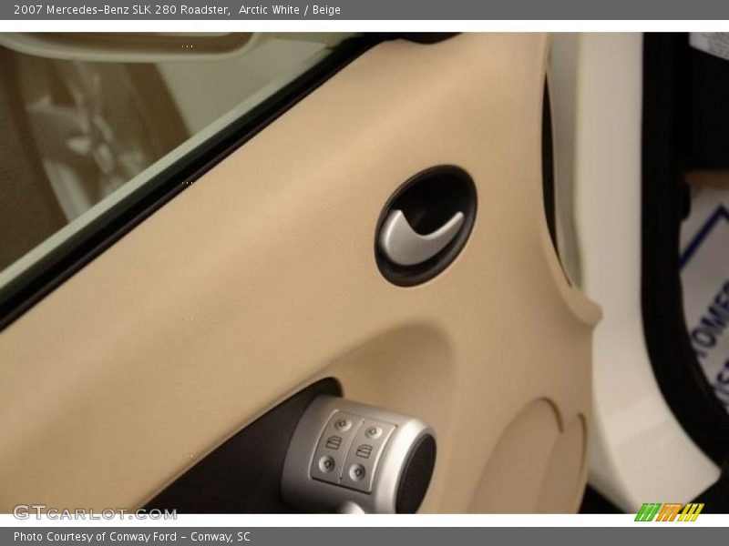 Arctic White / Beige 2007 Mercedes-Benz SLK 280 Roadster