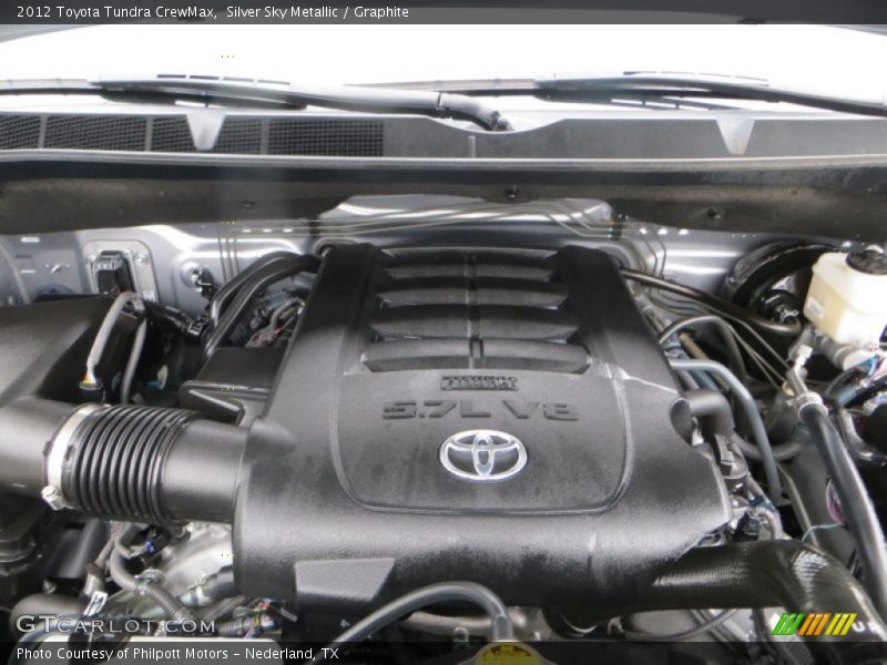 Silver Sky Metallic / Graphite 2012 Toyota Tundra CrewMax
