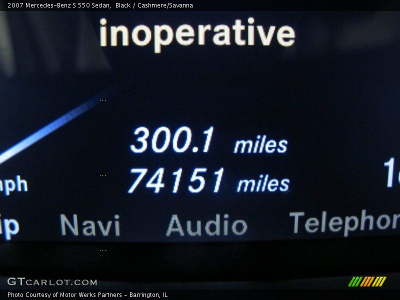 Black / Cashmere/Savanna 2007 Mercedes-Benz S 550 Sedan