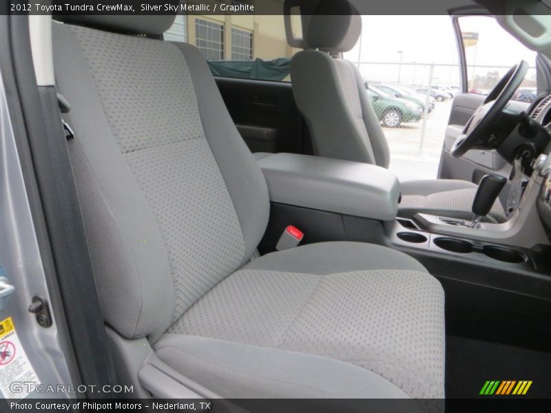 Silver Sky Metallic / Graphite 2012 Toyota Tundra CrewMax