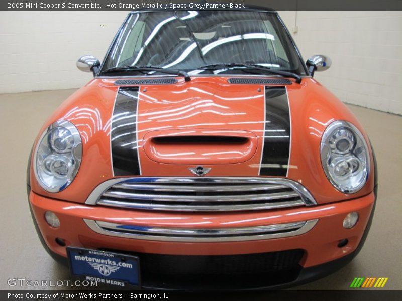 Hot Orange Metallic / Space Grey/Panther Black 2005 Mini Cooper S Convertible