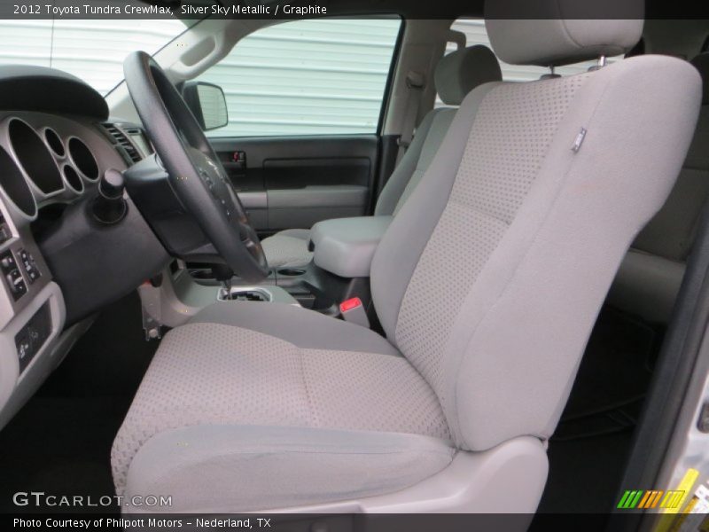 Silver Sky Metallic / Graphite 2012 Toyota Tundra CrewMax