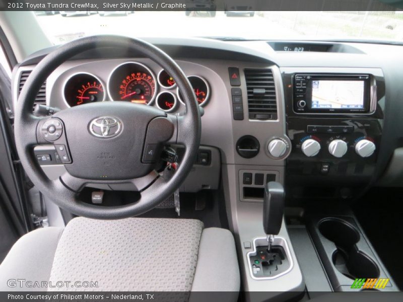 Silver Sky Metallic / Graphite 2012 Toyota Tundra CrewMax