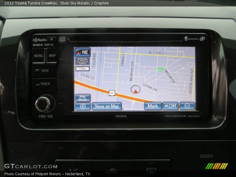 Silver Sky Metallic / Graphite 2012 Toyota Tundra CrewMax