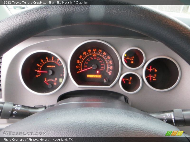 Silver Sky Metallic / Graphite 2012 Toyota Tundra CrewMax