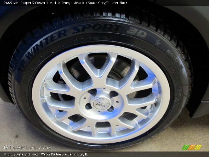 Hot Orange Metallic / Space Grey/Panther Black 2005 Mini Cooper S Convertible