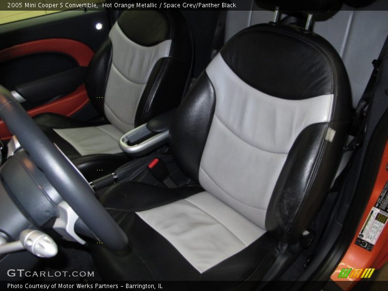 Hot Orange Metallic / Space Grey/Panther Black 2005 Mini Cooper S Convertible