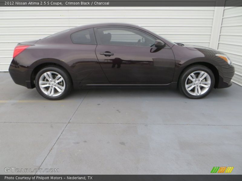 Crimson Black / Charcoal 2012 Nissan Altima 2.5 S Coupe