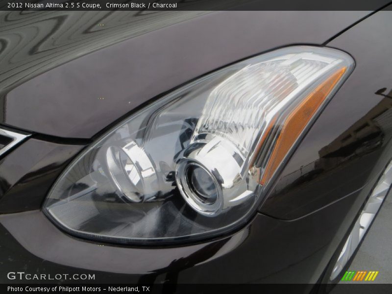 Crimson Black / Charcoal 2012 Nissan Altima 2.5 S Coupe