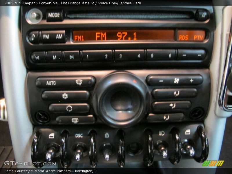 Hot Orange Metallic / Space Grey/Panther Black 2005 Mini Cooper S Convertible