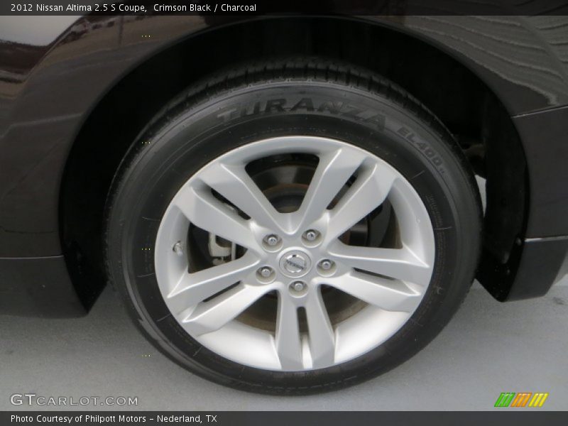Crimson Black / Charcoal 2012 Nissan Altima 2.5 S Coupe