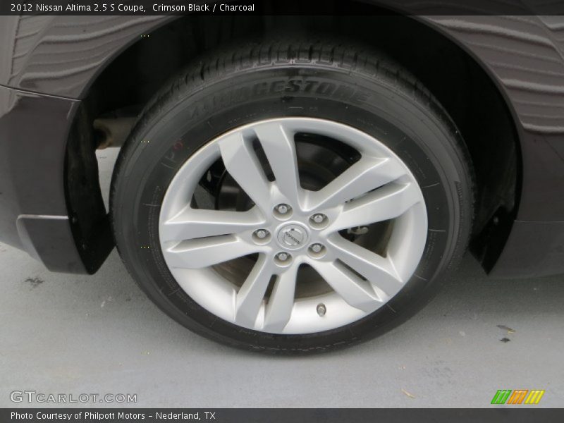 Crimson Black / Charcoal 2012 Nissan Altima 2.5 S Coupe