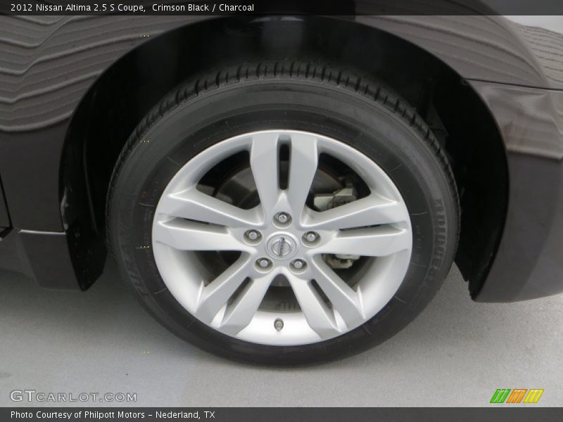 Crimson Black / Charcoal 2012 Nissan Altima 2.5 S Coupe