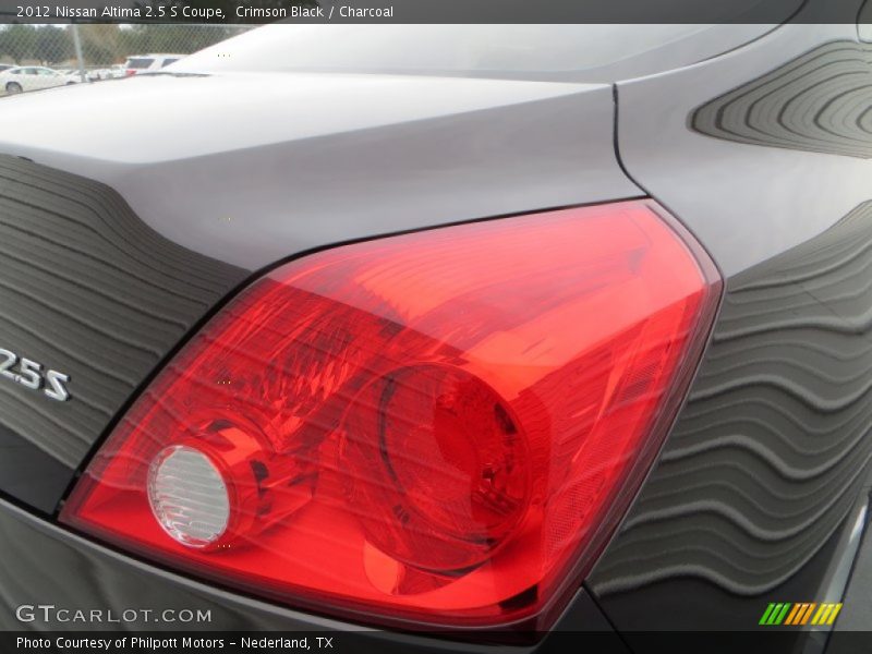 Crimson Black / Charcoal 2012 Nissan Altima 2.5 S Coupe